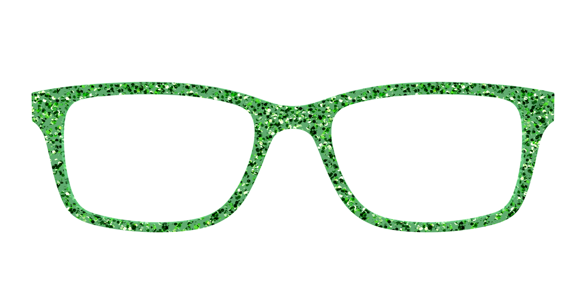 The Emerald Sparkle - Front Top Image - Pair Eyewear