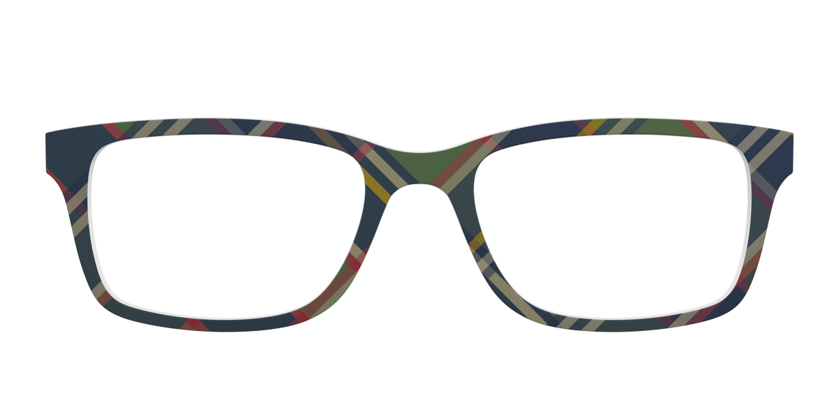 The Flannel Plaid - Front Top Image - Pair Eyewear