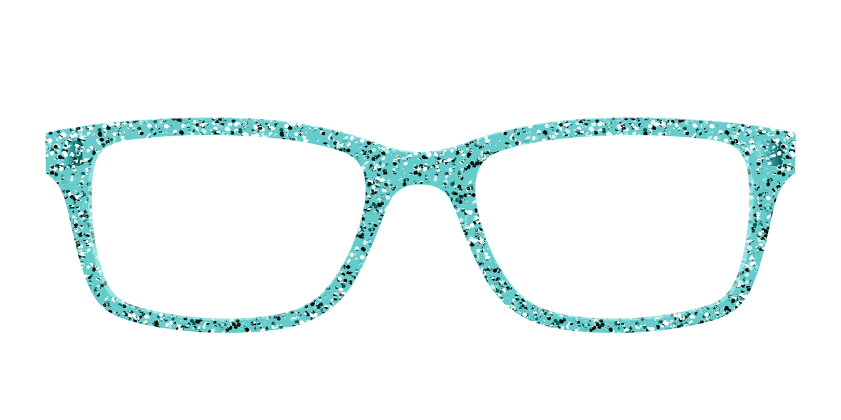 The Mint Sparkle - Front Top Image - Pair Eyewear