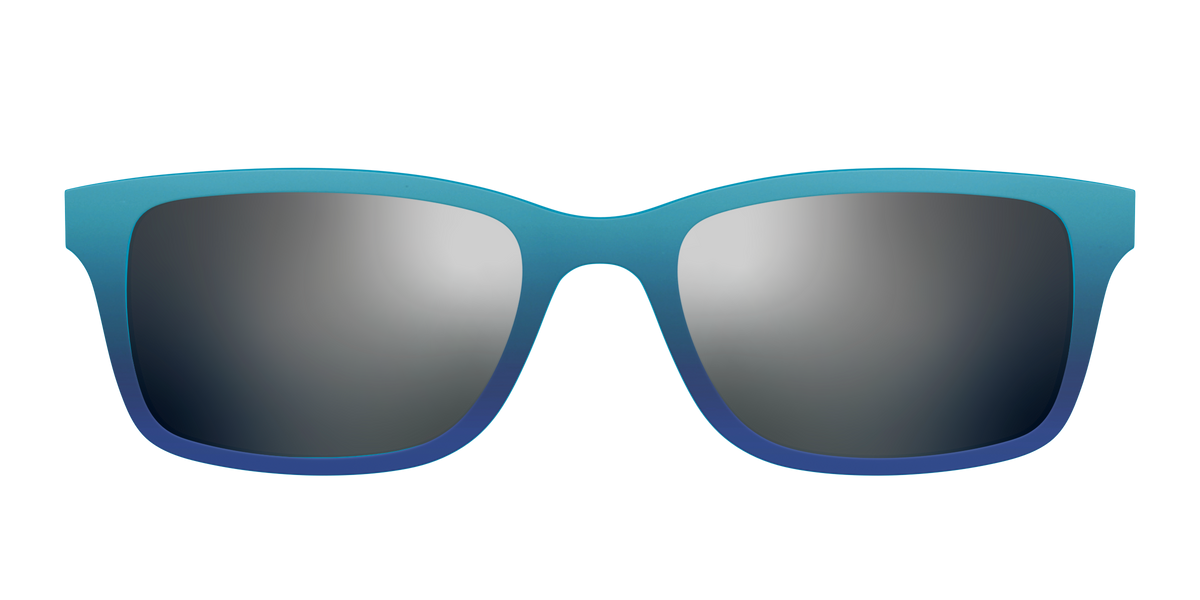 The Polarized Ocean Blue Sun Top - Front Top Image - Pair Eyewear