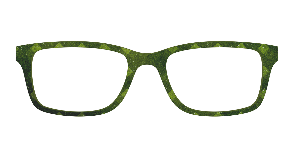 The Olive Geo - Front Top Image - Pair Eyewear
