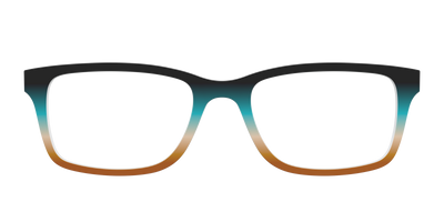 The Onyx to Rust Gradient - Front Top Thumbnail - Pair Eyewear