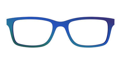 The Peacock Ombre - Front Top Thumbnail - Pair Eyewear