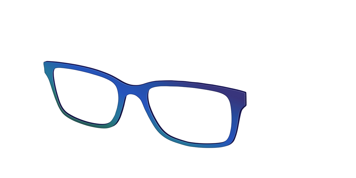 The Peacock Ombre - Angle Top Image - Pair Eyewear