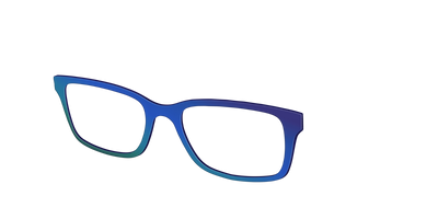 The Peacock Ombre - Angle Top Thumbnail - Pair Eyewear