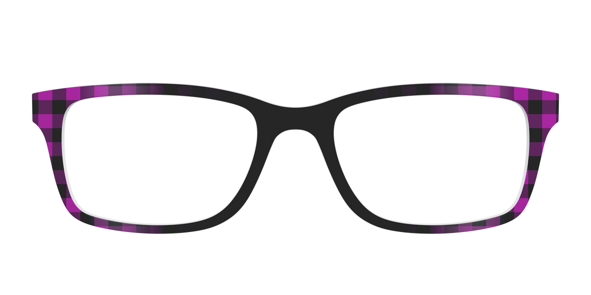 The Reimagined Plaid - Front Top Image - Pair Eyewear
