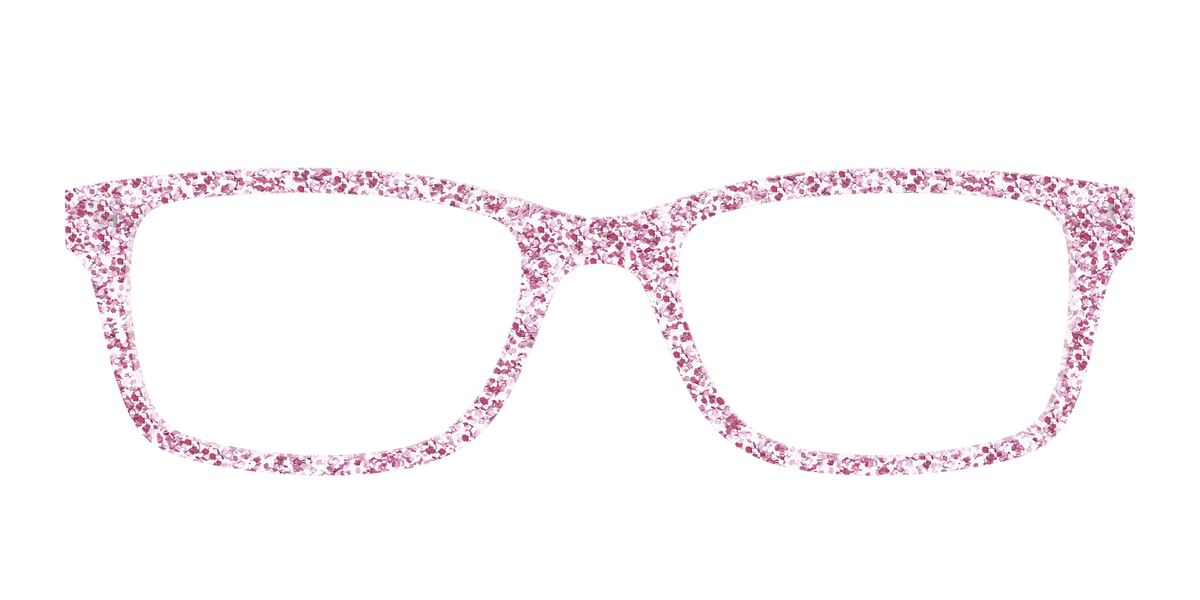 The Rose Gold Sparkle - Front Top Image - Pair Eyewear
