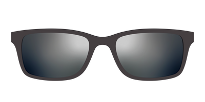 The Polarized Silver Reflective Sun Top - Front Top Thumbnail - Pair Eyewear