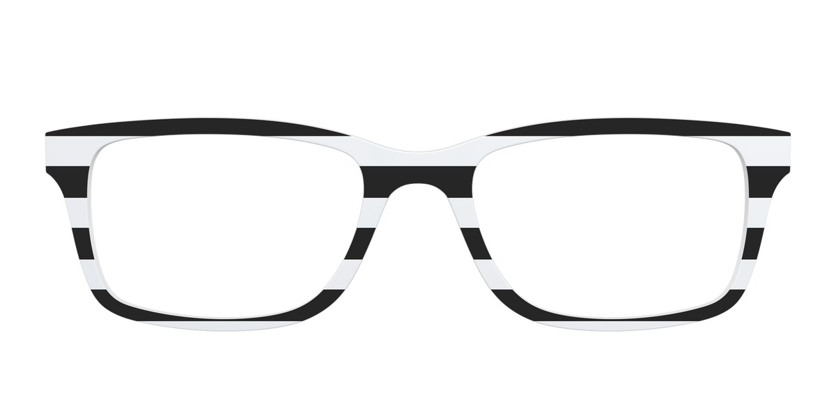 The Striped - Front Top Image - Pair Eyewear