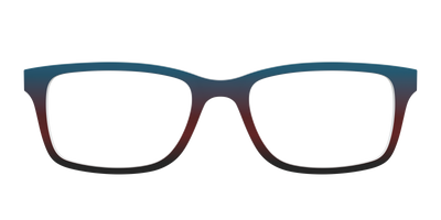 The Teal to Espresso Gradient - Front Top Thumbnail - Pair Eyewear