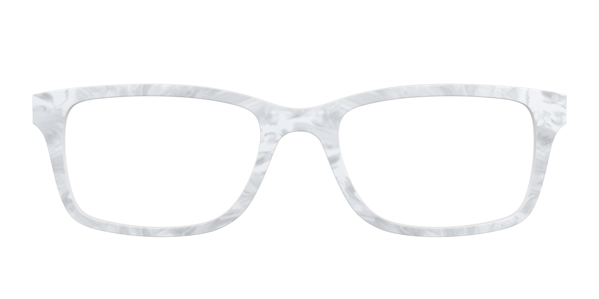 The White Pearlescent - Front Top Image - Pair Eyewear