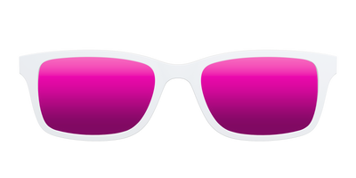 The Polarized White Sun Top - Front Top Thumbnail - Pair Eyewear