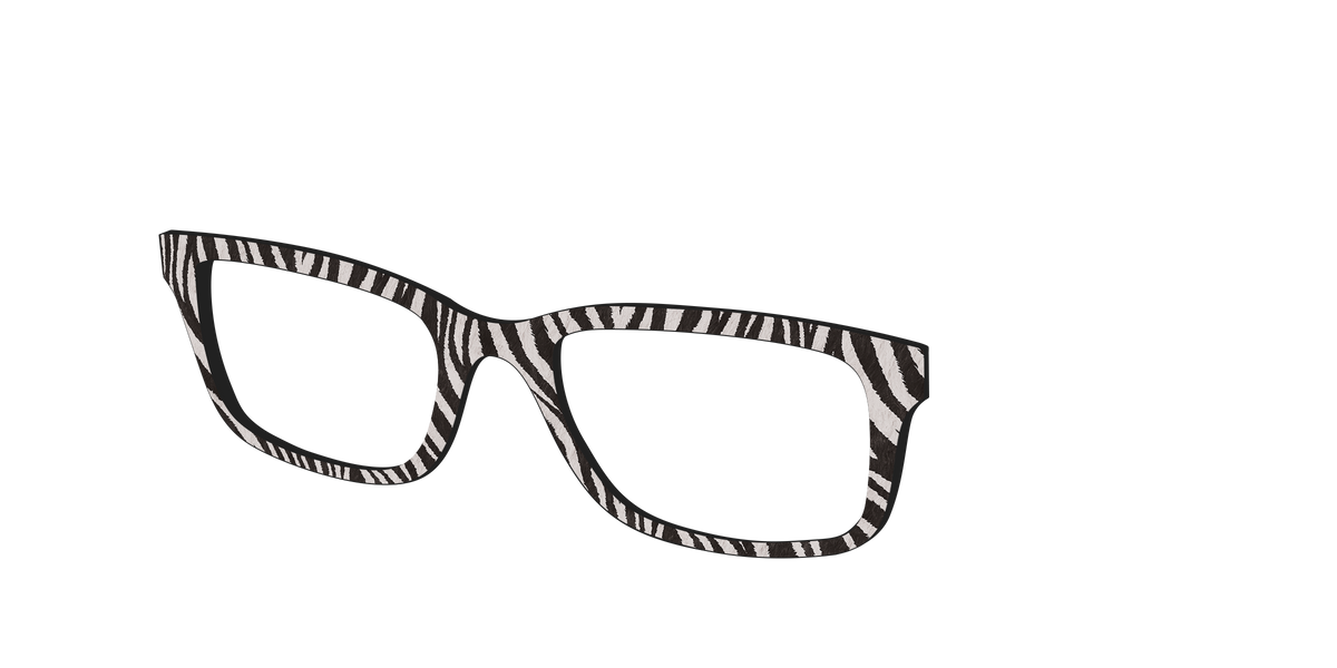 The Zebra Stripes - Angle Top Image - Pair Eyewear