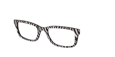 The Zebra Stripes - Angle Top Thumbnail - Pair Eyewear