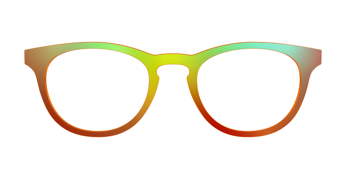 The Apricot Ombre - Front Top Image - Pair Eyewear