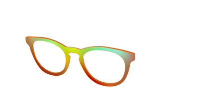 The Apricot Ombre - Angle Top Thumbnail - Pair Eyewear