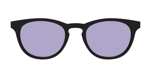 The Black With Celestial Purple lens - Pair Eyewear