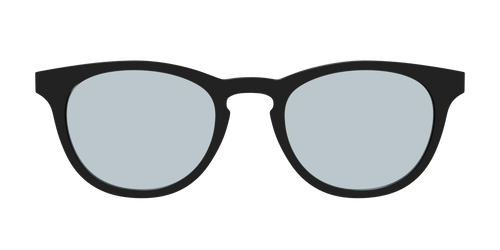 The Black With Slate Blue lens - Pair Eyewear