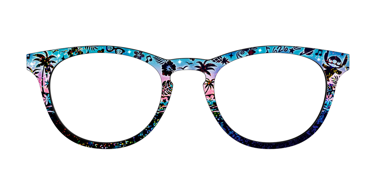Catching Waves After Dark Holographic - Front Top Image - Pair Eyewear