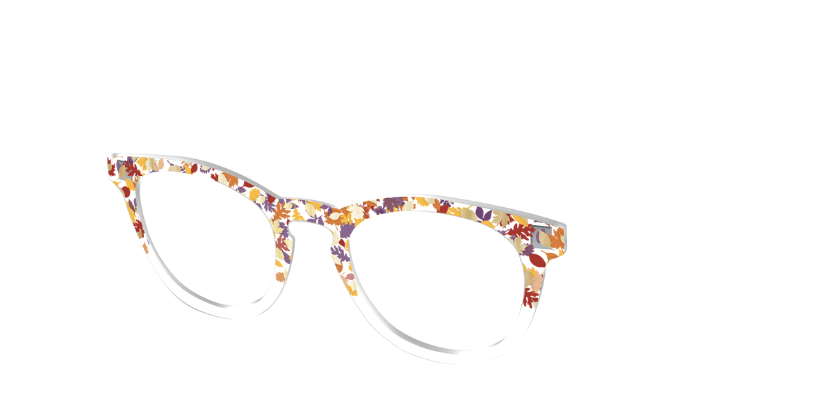 The Fallen Leaves Confetti Crystal - Angle Top Image - Pair Eyewear