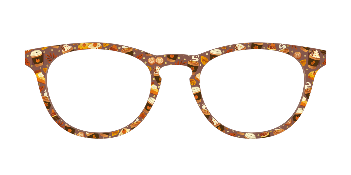 The Harvest Cafe Crystal with Gold Foil - Front Top Image - Pair Eyewear