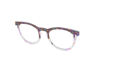 The Holographic Milkshake - Angle Top Thumbnail - Pair Eyewear