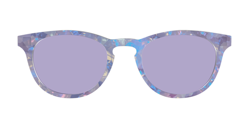 The Lavender Pearl Tort With Celestial Purple lens - Pair Eyewear