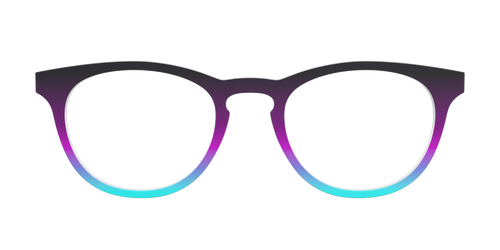 The Licorice to Seafoam Gradient - Pair Eyewear