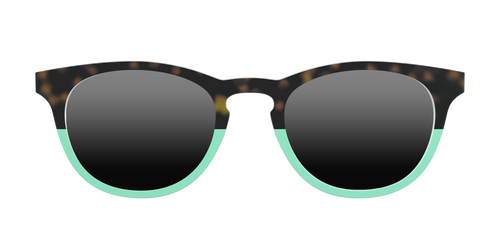 The Polarized Matcha Split Sun Top - Pair Eyewear
