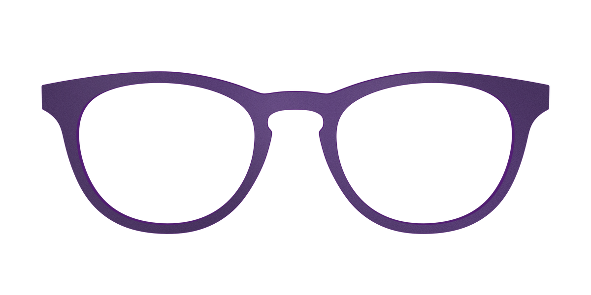 The Matte Eggplant - Front Top Image - Pair Eyewear