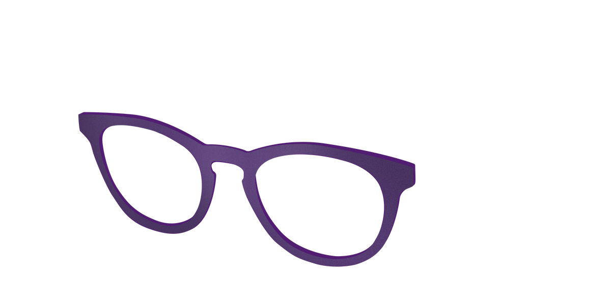 The Matte Eggplant - Angle Top Image - Pair Eyewear