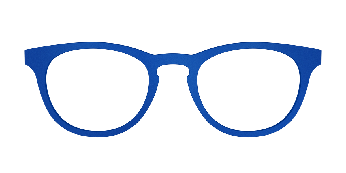 The Matte Indigo - Front Top Image - Pair Eyewear