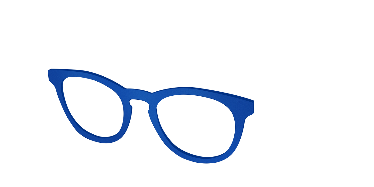 The Matte Indigo - Angle Top Image - Pair Eyewear