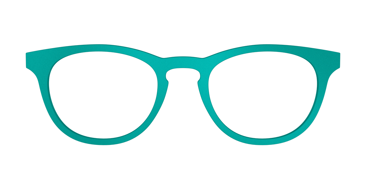 The Matte Jade - Front Top Image - Pair Eyewear