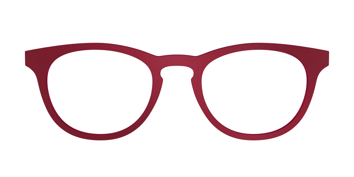 The Matte Burgundy - Front Top Image - Pair Eyewear
