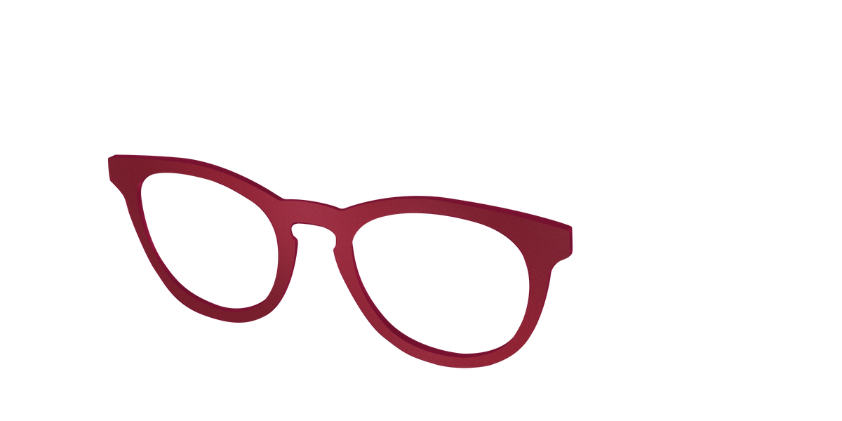 The Matte Burgundy - Angle Top Image - Pair Eyewear