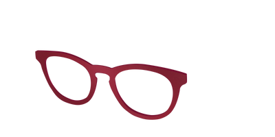 The Matte Burgundy - Angle Top Thumbnail - Pair Eyewear