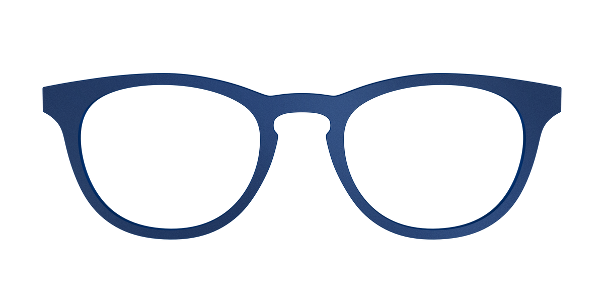 The Matte Navy - Front Top Image - Pair Eyewear
