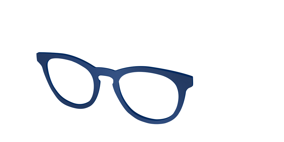The Matte Navy - Angle Top Image - Pair Eyewear