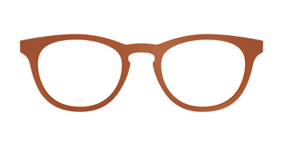 The Matte Sienna - Front Top Thumbnail - Pair Eyewear