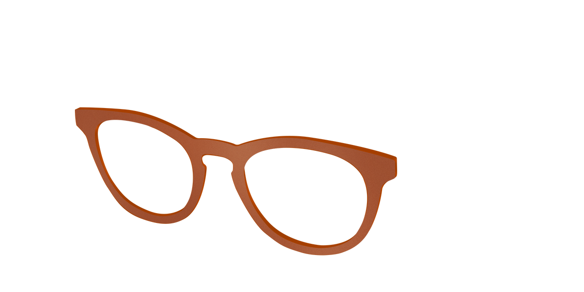 The Matte Sienna - Angle Top Image - Pair Eyewear