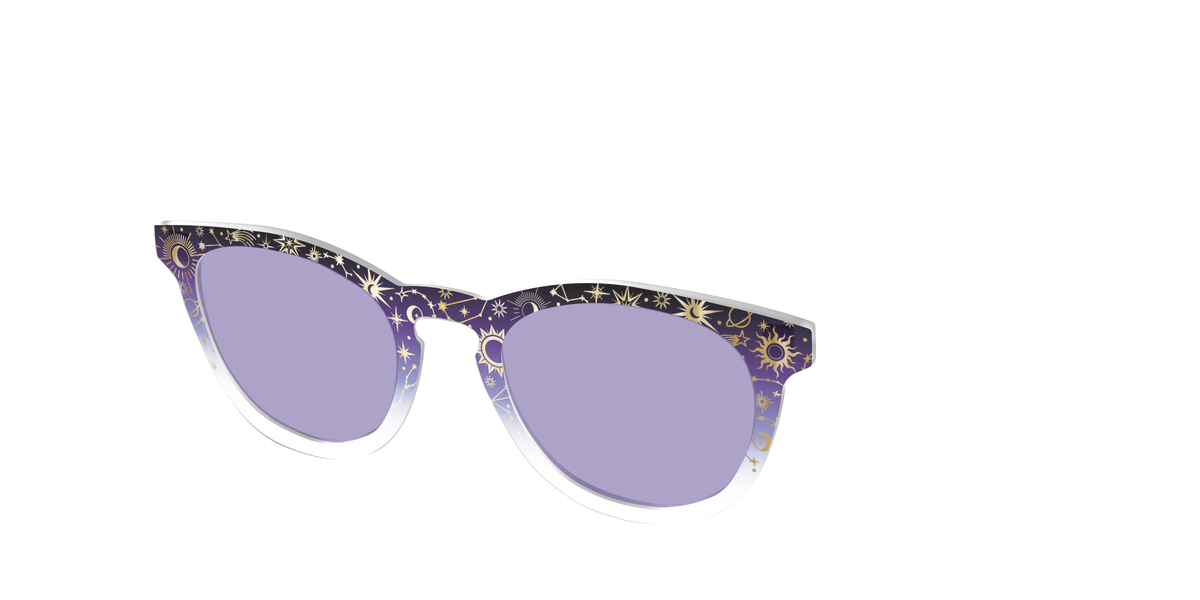 The Mythical Foil Charms with Celestial Purple Lens - Angle Top Image - Pair Eyewear