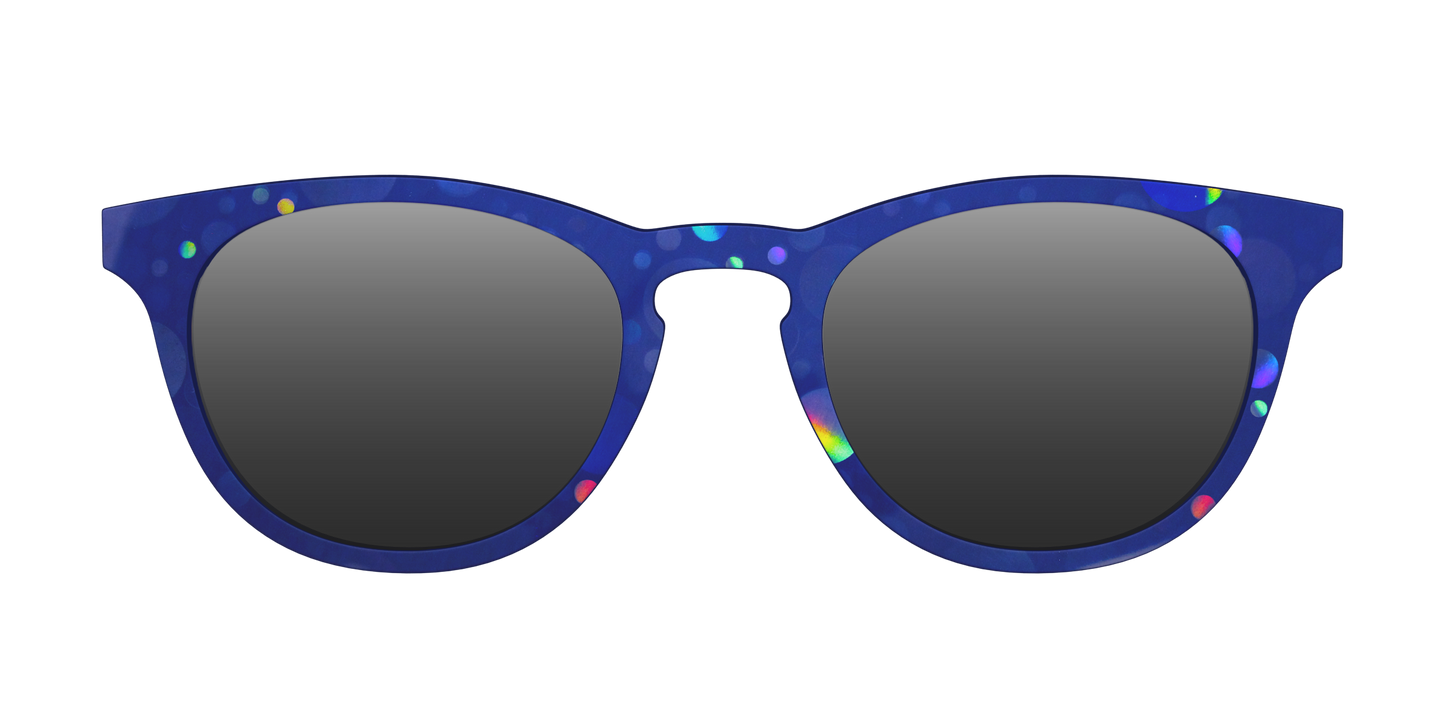 The Navy Holographic Bubbles Sun Top