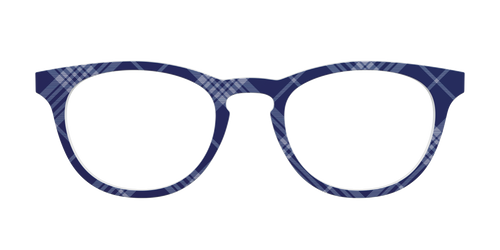 The Navy Twill Plaid - Pair Eyewear