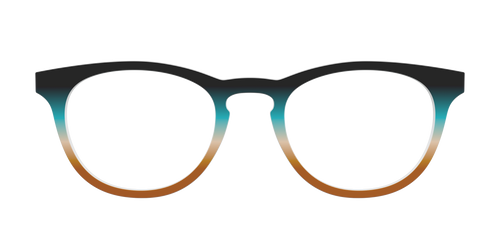 The Onyx to Rust Gradient - Pair Eyewear