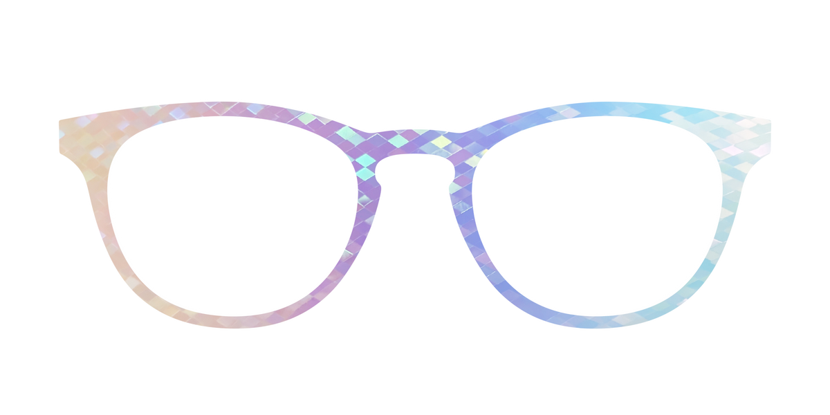 The Pastel Rainbow Prisms - Front Top Image - Pair Eyewear