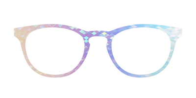 The Pastel Rainbow Prisms - Front Top Thumbnail - Pair Eyewear