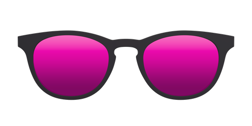 The Polarized Pink Reflective Sun Top - Pair Eyewear