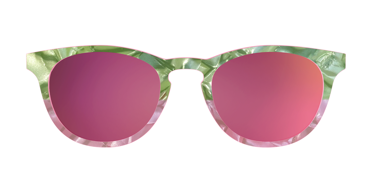 The Polarized Kiwi & Guava Pearl Sun Top - Front Top Image - Pair Eyewear
