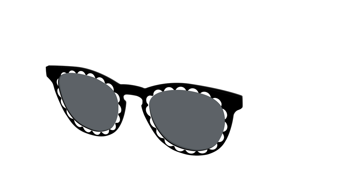 The Polarized Stylish Daisy Sun Top - Angle Top Image - Pair Eyewear